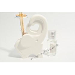 Bomboniera Claraluna CL20368 Diffusore Elefante Gesso