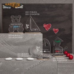 Bomboniera Claraluna CL20512P Icona Cuore 10cm Personalizzabile