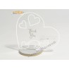 Bomboniera Claraluna CL20512P Icona Cuore 10cm Personalizzabile
