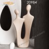 Bomboniera Claraluna CL20984 Coppia Sposi Fidanzati Tortora
