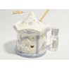 Bomboniera Claraluna CL20914 Carosello Profumatore 10cm azzurro