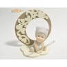 Bomboniera Claraluna CL20926C Bebe' con supporto 10cm azzurro