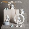 Bomboniera Claraluna CL20922C Orsetto azzurro