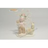 Bomboniera Claraluna CL20958F Indiano e Alpaca supporto Farfalla 13cm