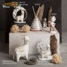 Bomboniera Claraluna CL20936 Alpaca  con Led 13cm x bimbo