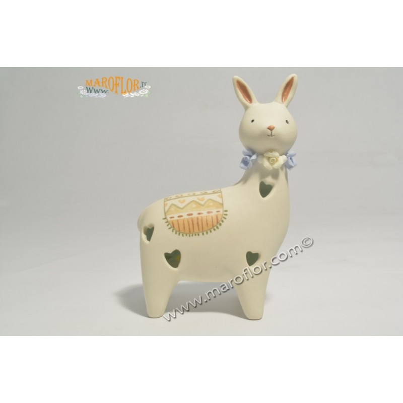 Bomboniera Claraluna CL20936 Alpaca  con Led 13cm x bimbo