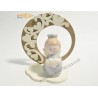 Bomboniera Claraluna CL20942C Angelo azzurro con supporto 10cm