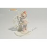 Bomboniera Claraluna CL20951F Ballerina con supporto Farfalla 10cm