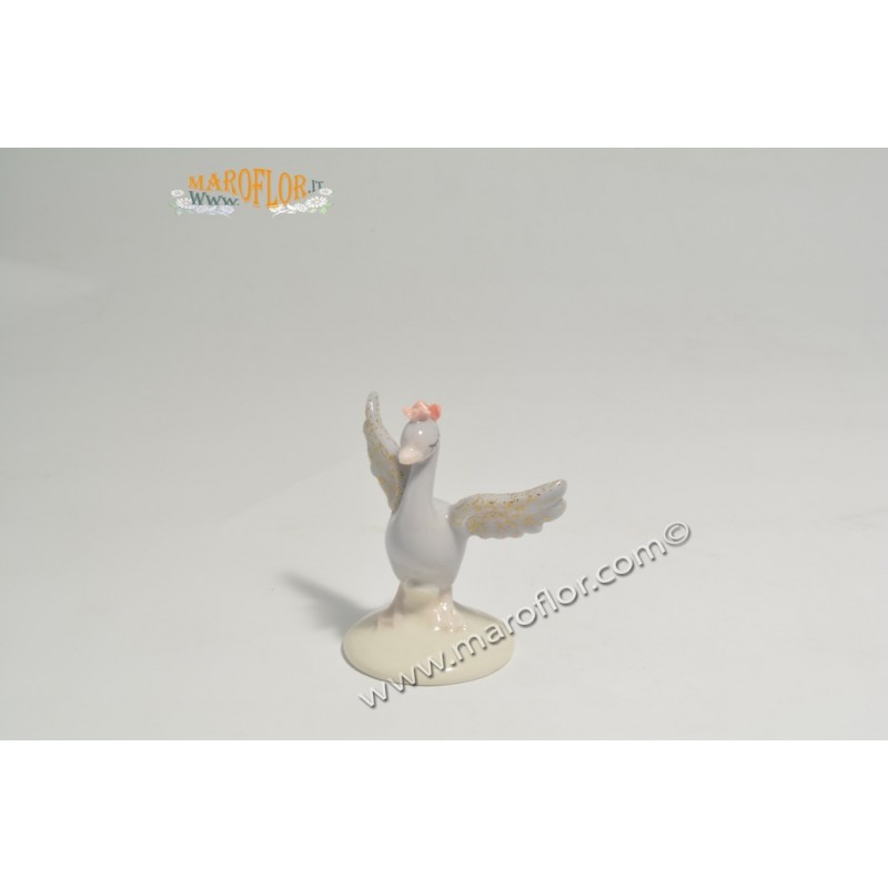 Bomboniera Claraluna CL20950C Cigno rosa