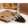 Bomboniere Claraluna 17508 set Coltelli Pizza linea Books Collection