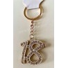 Portachiavi gold oro 18 strass