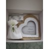 Bomboniera Claraluna Outlet PortaFoto 21006 stock cuore 13cm