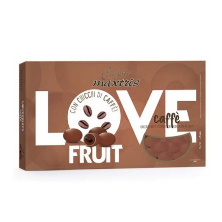 Confetti Maxtris Love Fruit Coffee con Chicco di Caffe ricoperto di...