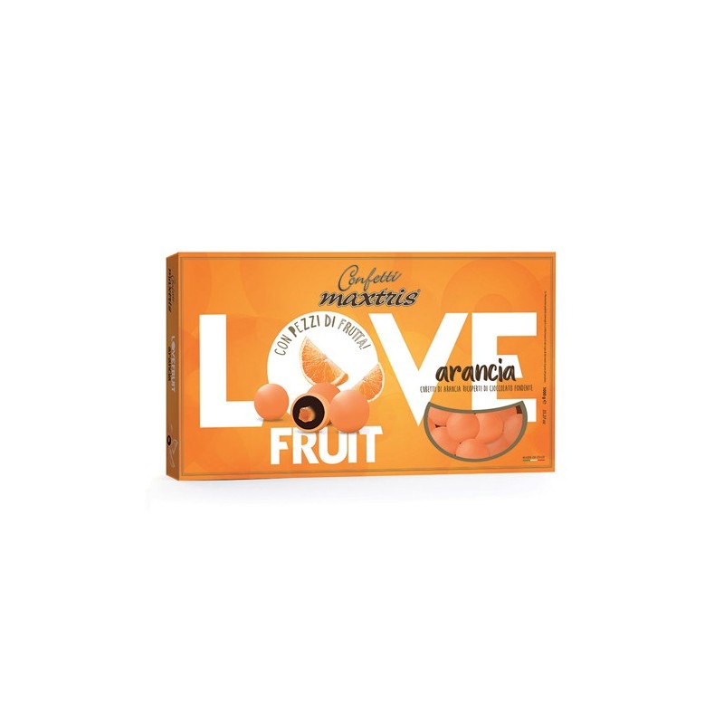 Confetti Maxtris Love Fruits Arancette con Arancia ricoperta da Cio...