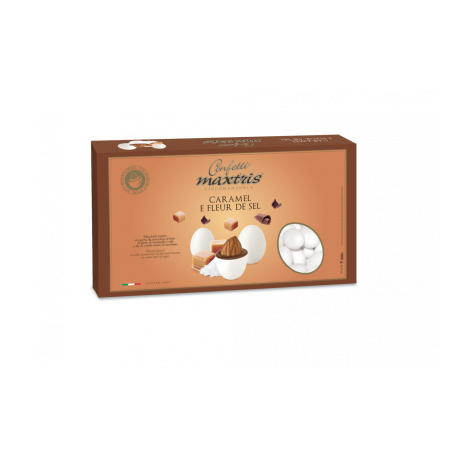 Confetti Maxtris con Mandorla ricoperta di Cioccolato al Caramel e Fleur de Sel