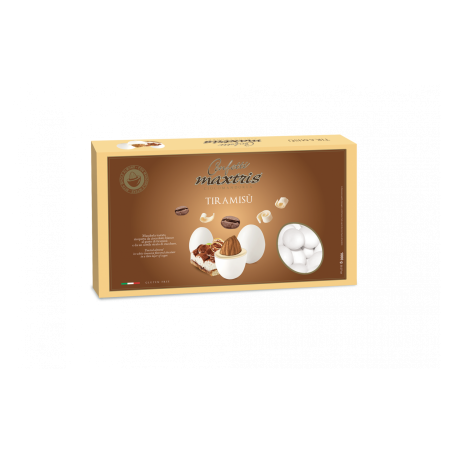 Confetti Maxtris con Mandorle ricoperta di Cioccolato al Tiramisu