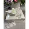 Outlet Bomboniera Claraluna 19539 Stock Led Barca a Vela con astucc...