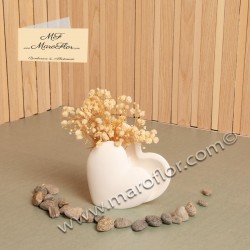 Bomboniera Claraluna 24001 Vaso cuore fiori 10cm