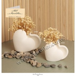 Bomboniera Claraluna 24001 Vaso cuore fiori 10cm