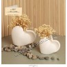Bomboniera Claraluna 24001 Vaso cuore fiori 10cm