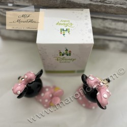 Minnie Walt Disney Bomboniera Battesimo in resina porcellanata