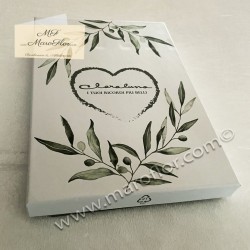 bomboniera matrimoni Claraluna 24075 bilancia digitale ulivo x sposi