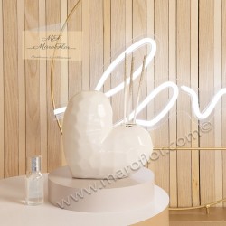 Bomboniere Claraluna 24126 diffusore cuore bianco