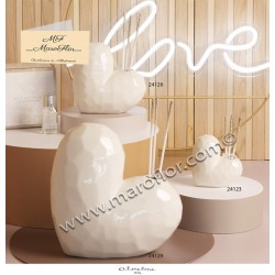 Bomboniere Claraluna 24123 diffusore cuore bianco