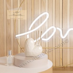Bomboniere Claraluna 24123 diffusore cuore bianco