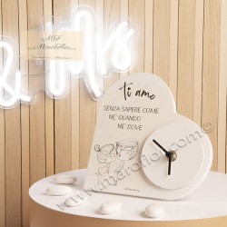 Bomboniera Claraluna 24161 Cuore Orologio