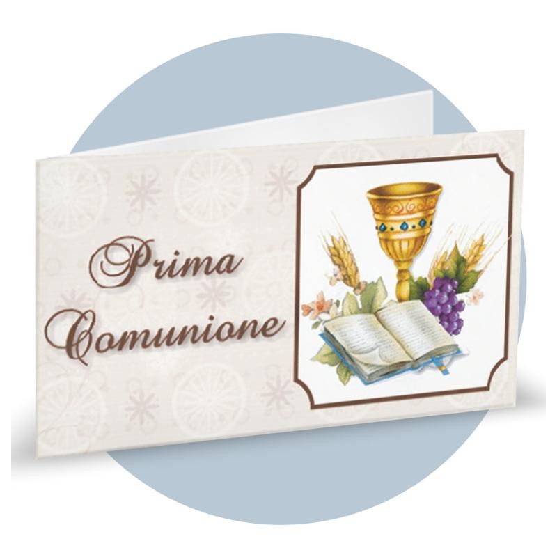 Bigliettini bomboniere Santa Comunione