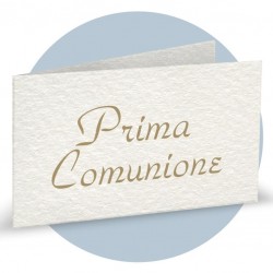 Bigliettini Comunione Oro