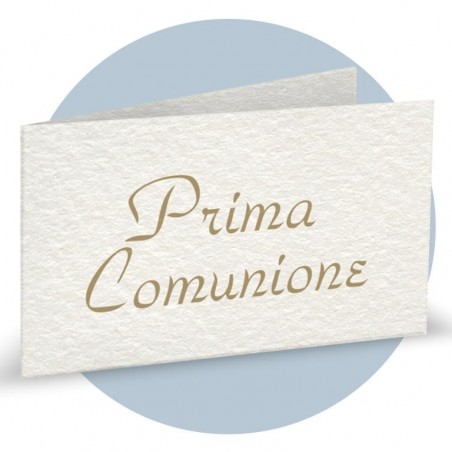 Bigliettini Comunione Oro