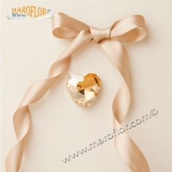 Claraluna 25326 Calamita Strass Cuore Oro