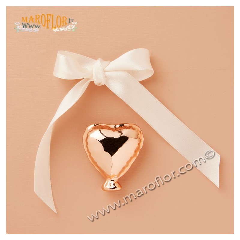 Claraluna 25311 Cuore Calamita Oro Rosa