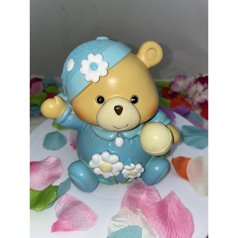 Salvadanaio Orso Celeste