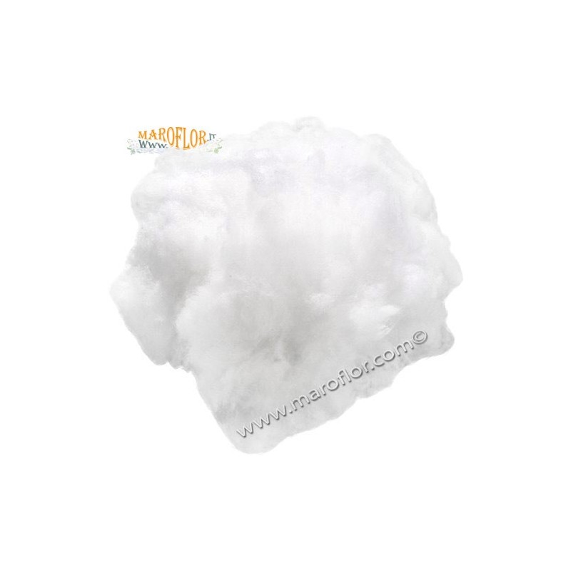 Ovatta per Bomboniere Soffice fioccata  imbottitura riempimento cuscini peluche bambole divani trapunte
