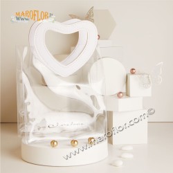Bag Claraluna bianca grande 20cm