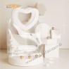 Bag Claraluna bianca grande 20cm