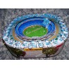 Bomboniere Torta Stadio Napoli 3D con 28 Portachiavi e Portaconfetti