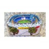 Bomboniere Torta Stadio Napoli 3D con 28 Portachiavi e Portaconfetti