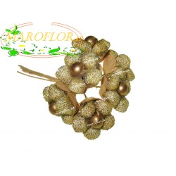 72 Fiori Margherite Imbottite color Oro diametro 3cm x nozze d'oro o 50? anniversario matrimonio