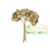 72 Fiori Margherite Imbottite color Oro diametro 3cm x nozze d'oro o 50? anniversario matrimonio