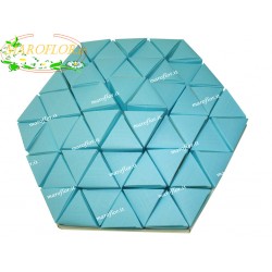 Triangolo Astuccio Bomboniera per Torte 6,5cm Azzurro Celeste