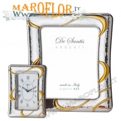Cornice Rettangolare Con Angoli Arrotondati in Argento 925% 13cm De Santis