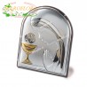 Icona con Bambina Prima Comunione 5cm in Argento 925% De Santis