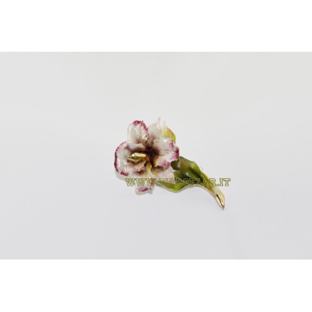 Fiori in Ceramica tipo Capodimonte Bomboniera Roselline 5cm