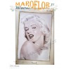 Quadro Marylin Monroe 43x58cm con Swarovski De Santis Argenti