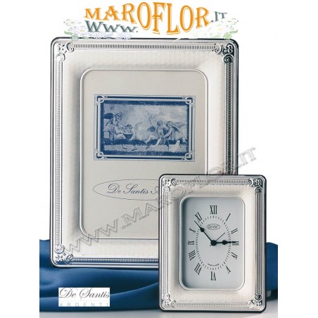 Cornice Rettangolare con Angoli Arrotondati 9 cm Art. 110/9 in Argento De Santis