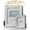 Orologio Rettangolare con Angoli Arrotondati 9 cm Art. 120/9OR in Argento De Santis